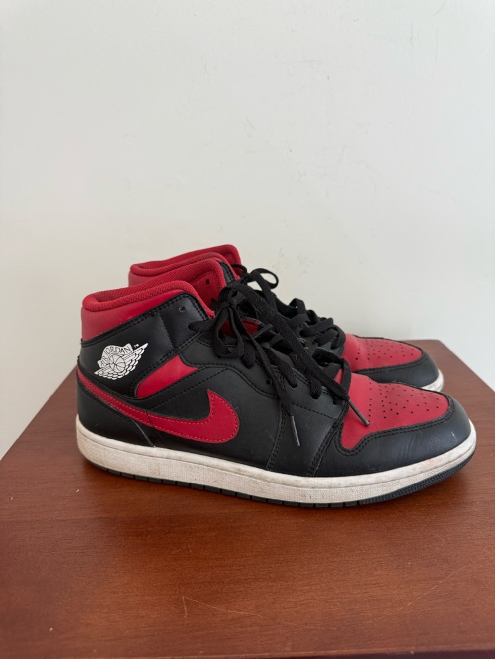 Nike Air Jordan Black Red Men's Basketball Shoes US 11